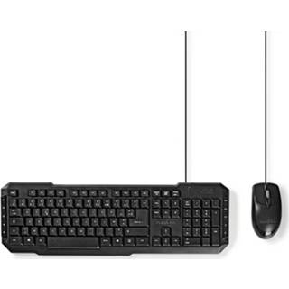 👉 Toetsenbord zwart Nedis Muis En - Set 1.4 M 5412810266166