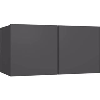Grijs Vidaxl Tv-hangmeubel 60x30x30 Cm 8720286587560