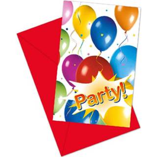 👉 Envelop papier Procos Uitnodigingen Met Enveloppen Ballon Fiesta 12 Stuks 5201184097168