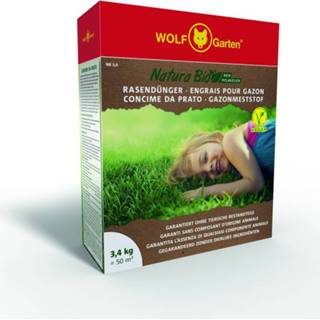 👉 Wolf-Garten Natura Bio Gazonmest - Gazonmeststoffen - 3.4 kg