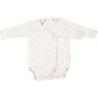 👉 Alvi ® Rompertje met lange mouwen 2-pack wit + wit