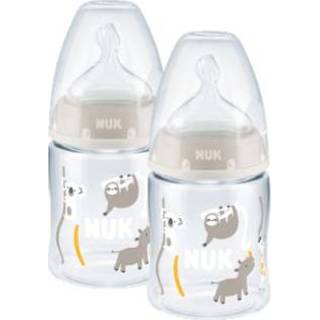 👉 Babyfles beige polyamide jongens baby's NUK First Choice ⁺ vanaf de geboorte 150 ml, temperatuur Control in een dubbele verpakking