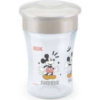 👉 Drink beker polypropyleen jongens grijs NUK Drinkbeker Magic Mickey Mouse met 360° drinkrand vanaf 8 maanden, 230 ml 4008600405429