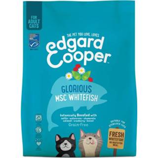 👉 Edgard&Cooper Adult Witvis - Kattenvoer - 300 g