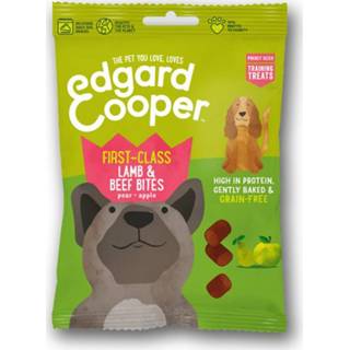 👉 Honden snack Edgard&Cooper Lamb & Beef Bites - Hondensnacks Lam Rund Fruit 50 g 5425039487021