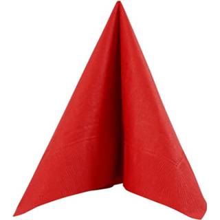 👉 Servet rode papier 60x servetten van 33 x cm