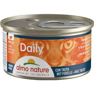 Almo Nature Cat Blik Daily Menu Blokjes 85 g - Kattenvoer - Forel