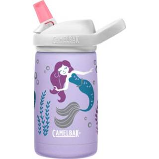 👉 Drink beker RVS junior geen personage paars kinderen wit CamelBak drinkbeker Eddy+ Mermaid 350 ml paars/wit 886798036717