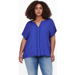 👉 Blous viscose XL vrouwen blauw Blouse 'Romana' 5715101910053