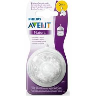 👉 Speen m Philips Avent Natural 0+ 2 st 8710103873808