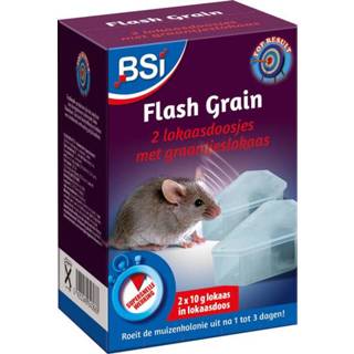 👉 Ongedierte bestrijding Bsi Flash Grain Tegen Muizen - Ongediertebestrijding 2x10 g 2 stuks 5420046643668