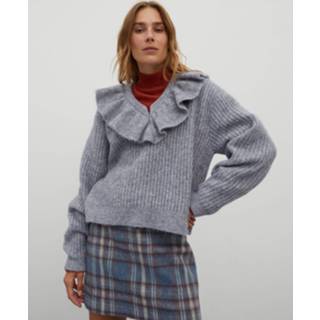 👉 Trui XS vrouwen grijs 'Friederike' 4063582947183