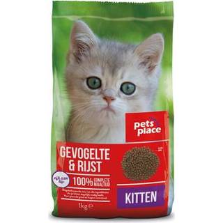👉 Pets Place Kitten - Kattenvoer - Gevogelte&Rijst