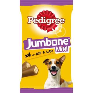 👉 Pedigree Jumbone Mini - Hondensnacks - Kip Lam 160 g