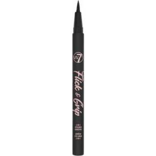 👉 Oogpotlood zwart W7 Flick & Grip 2-In-1 Adhesive Eyeliner Pen Black 1 st 5056369109194