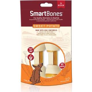 👉 Honden snack medium Smartbones Sweet Potato Classic Bone Chews Aardappel - Hondensnacks 810833027408