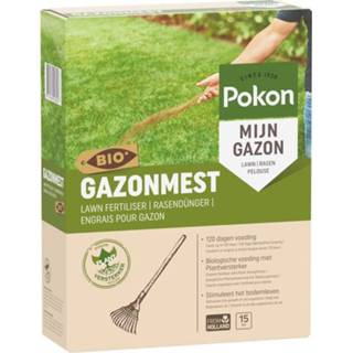 👉 Gazonmest male Pokon met Kalk 3-in-1 15m2 8711969026476