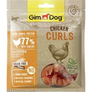 👉 Gimdog Chicken Curls - Hondensnacks - Kip 55 g