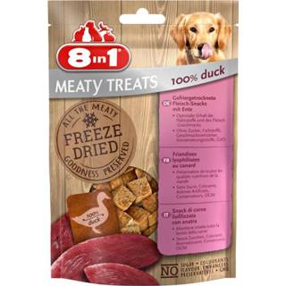 👉 Honden snack 8in1 Freeze Dried 50 g - Hondensnacks Eend 4048422146049 4048422146001