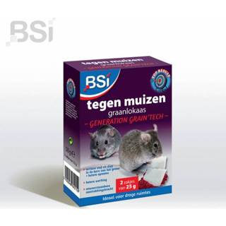 👉 Muizengif Bsi Generation Grain'Tech - Ongediertebestrijding 2x25 g 5420046642159