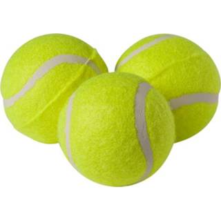 👉 Adori Tennisballen - Hondenspeelgoed - Geel 3 stuks