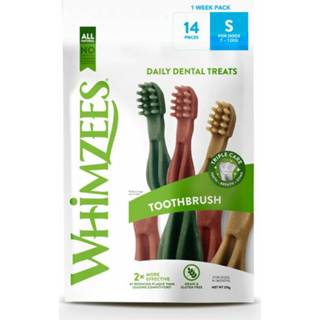 👉 Whimzees Tandenborstel 2-Weeks Voordeel Verpakking - Hondensnacks - Dental 8.6 cm 230 g 14 stuks Small