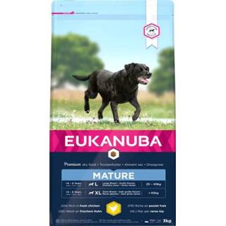 Honden voer large Eukanuba Thriving Mature Breed Kip - Hondenvoer 3 kg 8710255120942