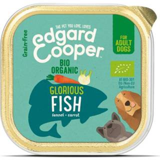 👉 Honden voer Edgard&Cooper Kuipje Bio Fish Adult - Hondenvoer Vis Venkel Wortel 100 g Biologisch 5425039485461
