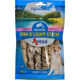 👉 Antos Fish D'Light Salmon Sticks - Hondensnacks - Zalm 100 g