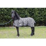 👉 Vliegen deken wit zwart Waldhausen Vliegendeken Zebra - Anti insect 125 cm 175 4043969327418