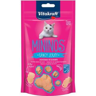 👉 Vitakraft Mininos Fancy Jerky - Kattensnack - Zalm 40 g