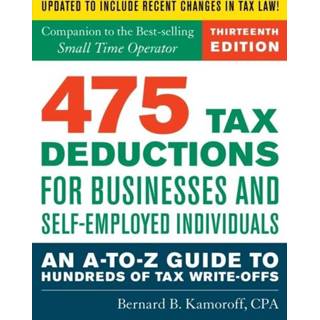 👉 Engels 475 Tax Deductions for Businesses and Self-Employed Individuals 9781493040186