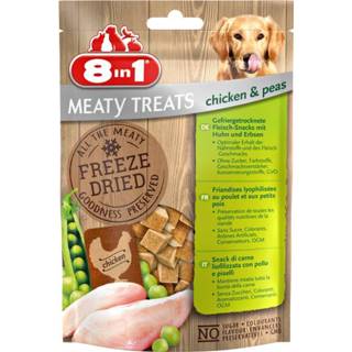 👉 Honden snack 8in1 Freeze Dried 50 g - Hondensnacks Kip&Erwt 4048422146087 4048422146001