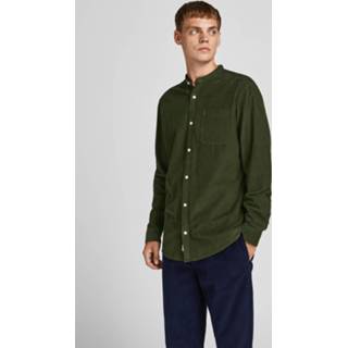 👉 Overhemd corduroy l mannen groen 'Blu Atlas' 5715105431943