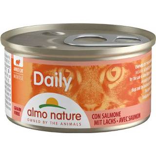 👉 Almo Nature Cat Blik Daily Menu Mousse 85 g - Kattenvoer - Zalm