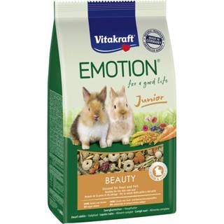 👉 Vitakraft Emotion Beauty Selection Junior Konijn - Konijnenvoer - 600 g