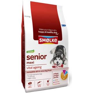 👉 Smolke Senior Maxi Kip&Lam&Vis - Hondenvoer - 3 kg