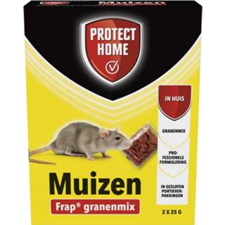 Protect Home Frap Granenmix Tegen Muizen - Ongediertebestrijding - 2x25 g