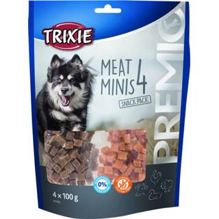 👉 Honden snack Trixie Premio 4 Meat Mini - Hondensnacks Kip Eend Rund 4x100 g 4011905318523
