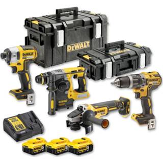 👉 DeWalt DCK422P3 18V XR 4-delige voordeelset met 3x 5,0Ah in Toughsystem koffers 5035048679739