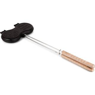 👉 IJzer Petromax Hamburger Voor 2 burgers | Gietijzeren Dubbel Burger Iron 4250435730782