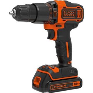 👉 Klopboorschroevendraaier BLACK+DECKER Accu BDCHD18K inbegrepen 5035048641132