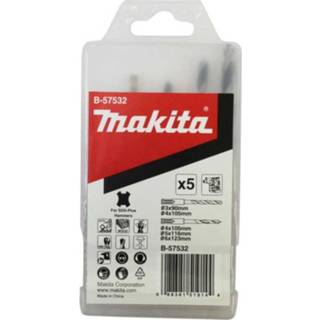 👉 Boorset hout metaal Makita en 5-delig SDS+ 88381519144