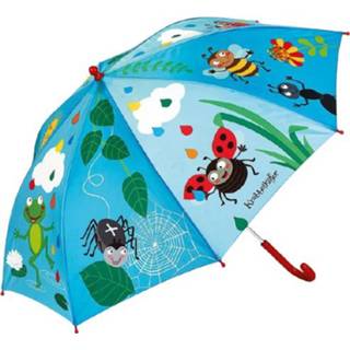 👉 Paraplu polyester junior geen taal personage kinderen rond lichtblauw blauw Moses Krabbelkäfer 72 cm 4033477161017