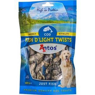👉 Honden snack Antos Fish D'Light Twists - Hondensnacks Vis 100 g 8714414666678