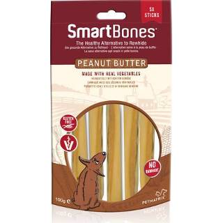 👉 Honden snack Smartsticks Innovative Chews - Hondensnacks Pindakaas 100 g 5 stuks 810833027224