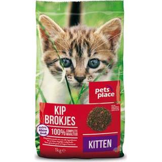 👉 Katten voer Pets Place Kitten - Kattenvoer Kip 8711621921910