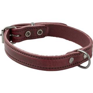 👉 Hals band zilver paars Adori Halsband Italy Met Print Old Silver - Hondenhalsband 18mmx45 cm 8711621962166 8711621962128