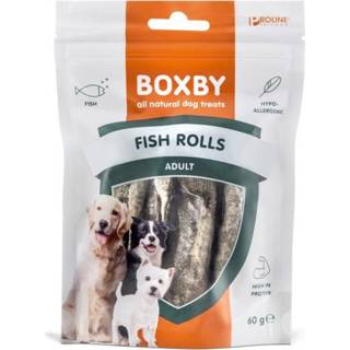 👉 Boxby Fish Rolls - Hondensnacks - Vis 60 g