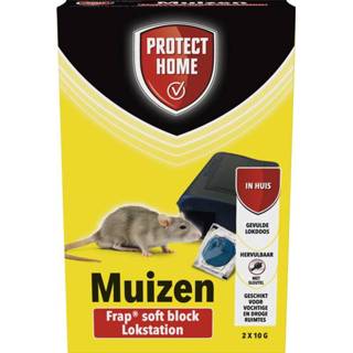👉 Protect Home Frap Lokstation Tegen Muizen - Ongediertebestrijding - 1 stuk